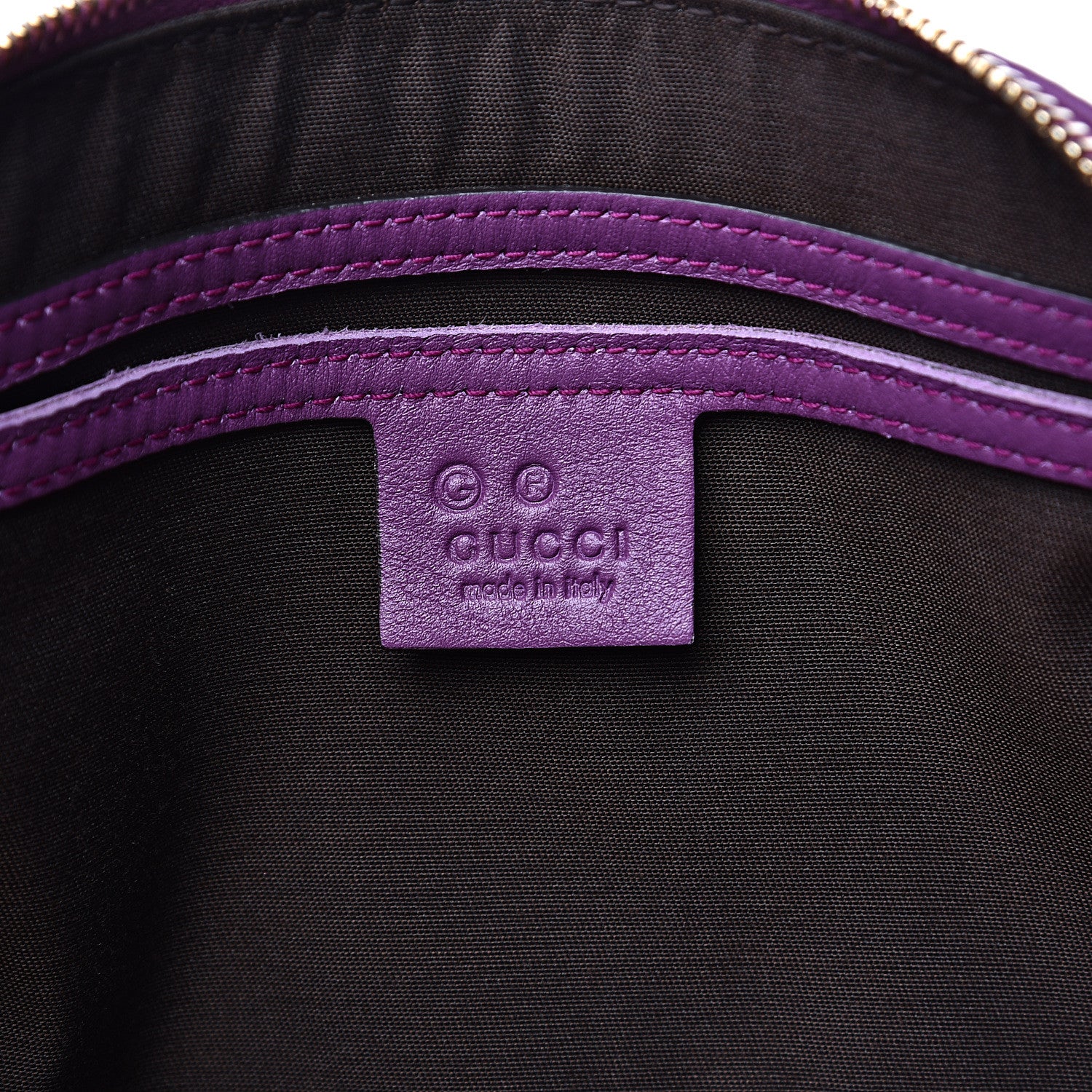Gucci Guccissima Medium Joy Boston Purple 5 of 15