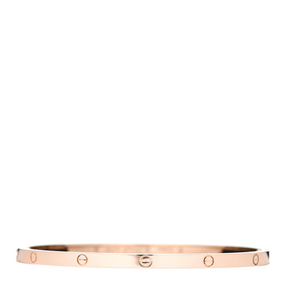 Cartier 18K Pink Gold Small LOVE Bracelet 19 3 of 5