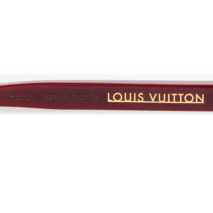 Louis Vuitton Cat Eye Sunglasses Red Z0159E 3 of 4