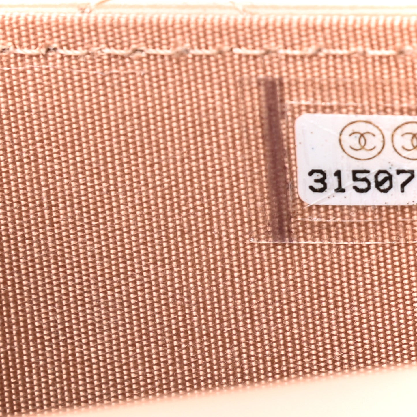 Calfskin Quilted Perfect Fit Coin Purse With Chain Beige