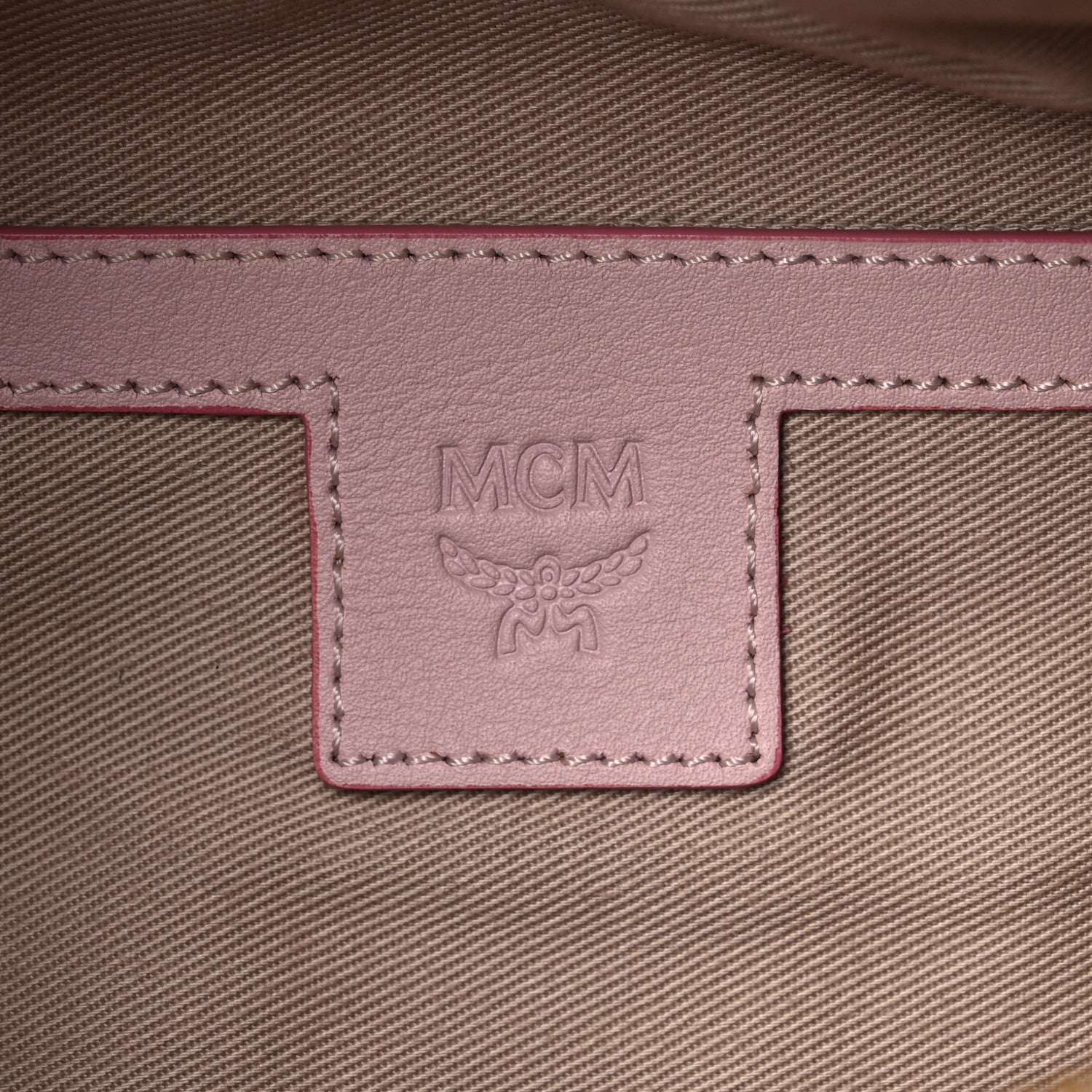 MCM Visetos Small Fusten Belt Bag Powder Pink 6 of 8