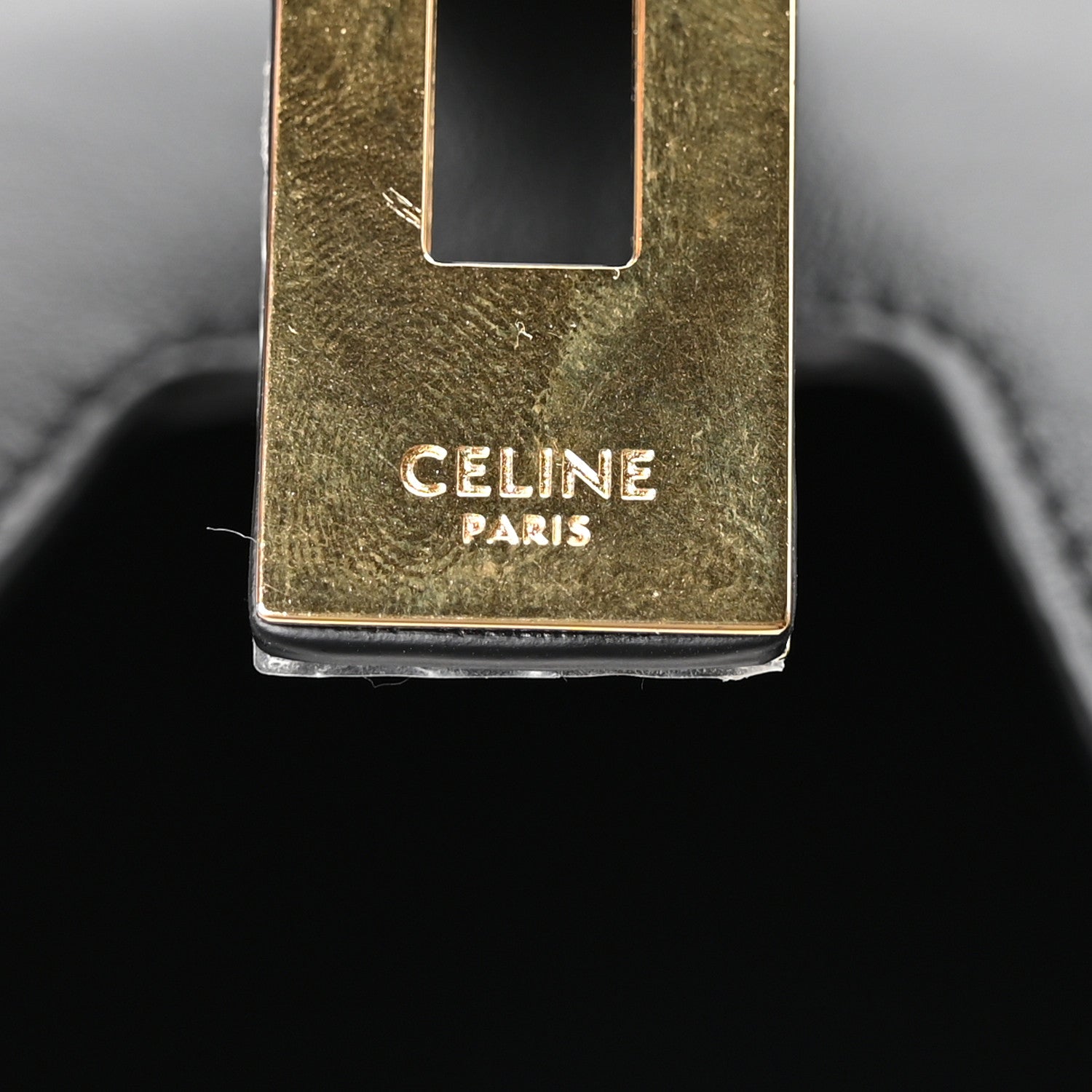 Celine Smooth Calfskin Medium Camille 16 Soft Bag Black 6 of 11