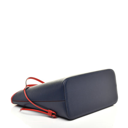 Louis Vuitton Epi Neverfull MM Indigo Coquelicot 4 of 9