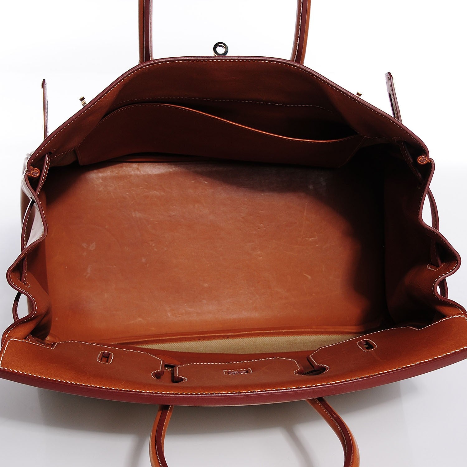 Hermes Toile Natural Barenia Flag Birkin 35 11 of 30
