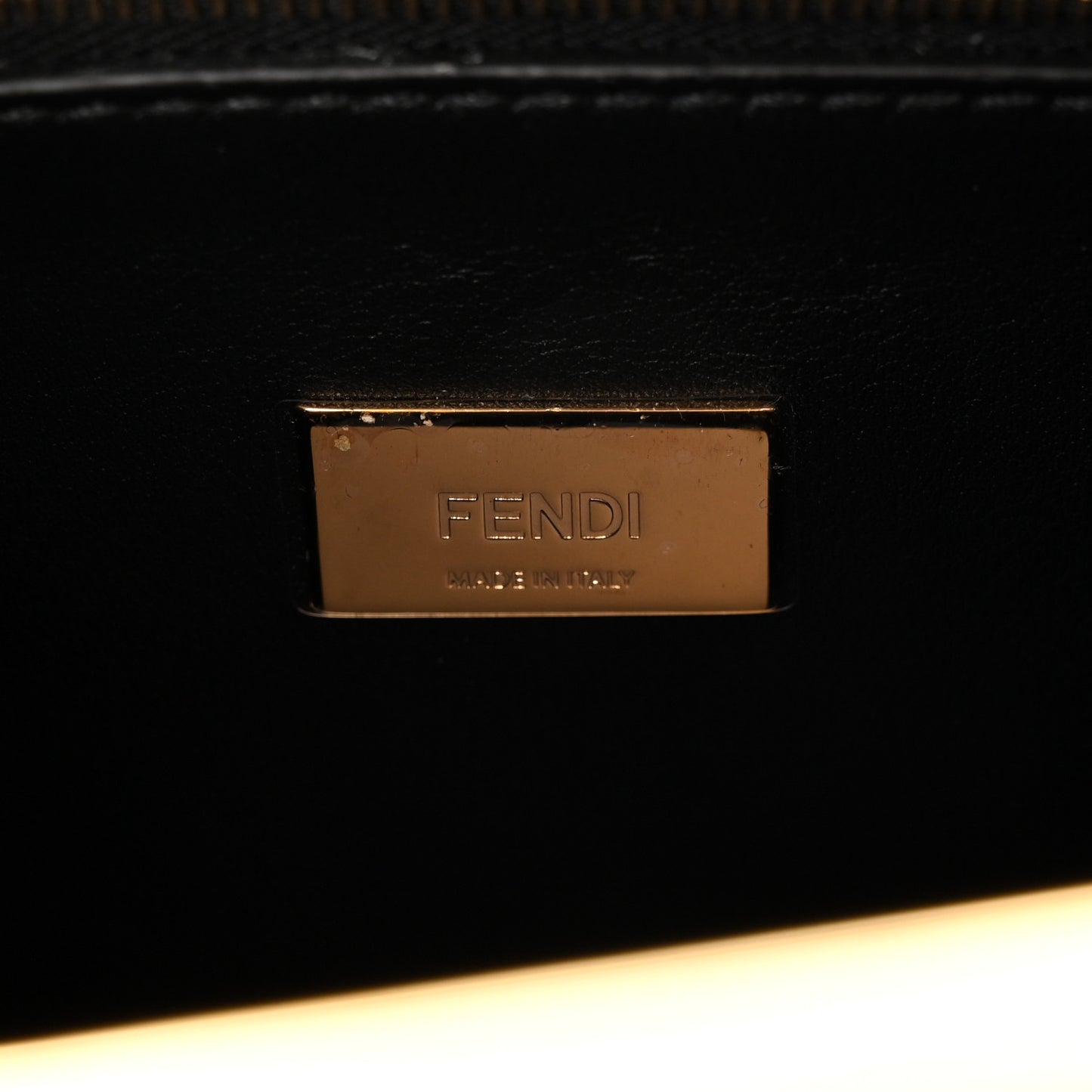 Vitello Tahiti Burro Medium Peekaboo Iconic Essentially Satchel Tortora Black