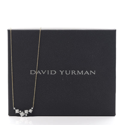 David Yurman 18K Yellow White Gold Diamond Precious Chatelaine Necklace 6 of 6