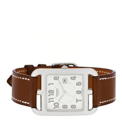 Hermes Stainless Steel Barenia 29mm Cape Cod Quartz Watch Fauve 2 of 5