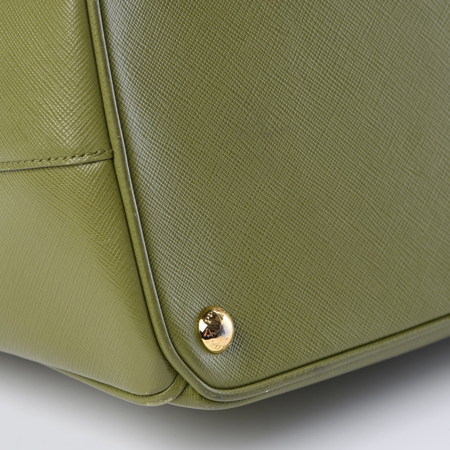 Prada Saffiano Large Galleria Double Zip Tote Edera 13 of 15
