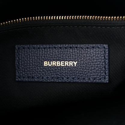 Burberry Grainy Calfskin House Check Medium Banner Tote Regency Blue 7 of 12