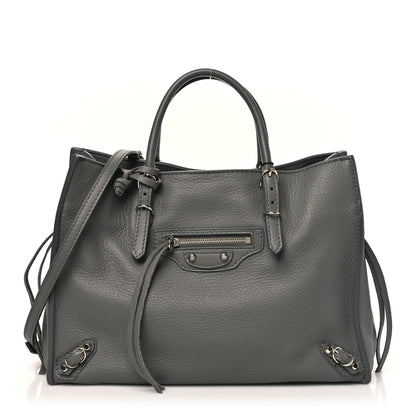 Balenciaga Veau Papier A6 Zip Around Tote Gris Fossile 1 of 11