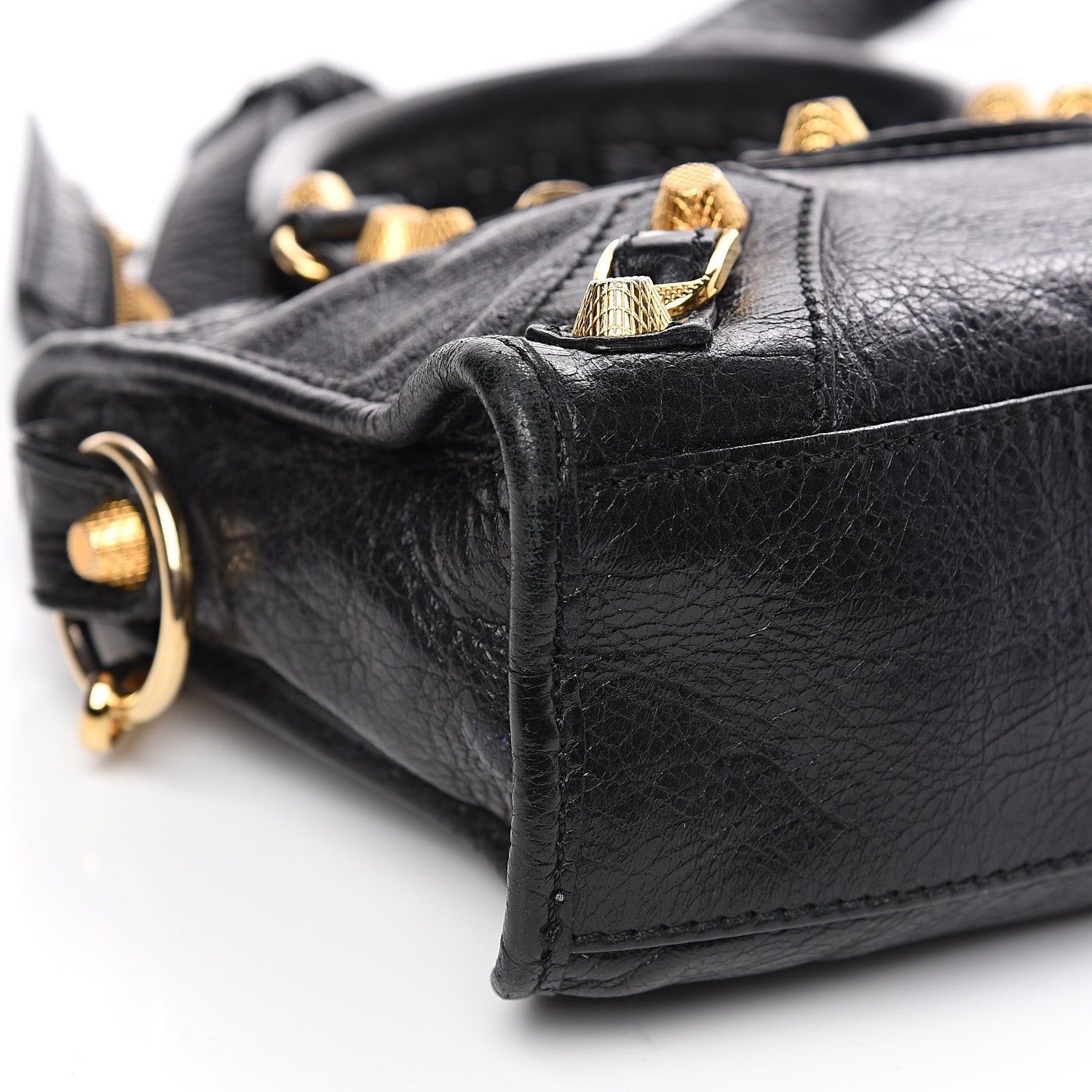 Balenciaga Agneau Giant 12 Gold Hardware Mini City Black 7 of 8