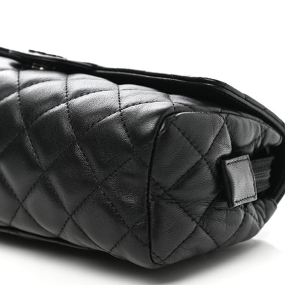 Chanel Lambskin Quilted Flap Cosmetic Case Black 9 of 11