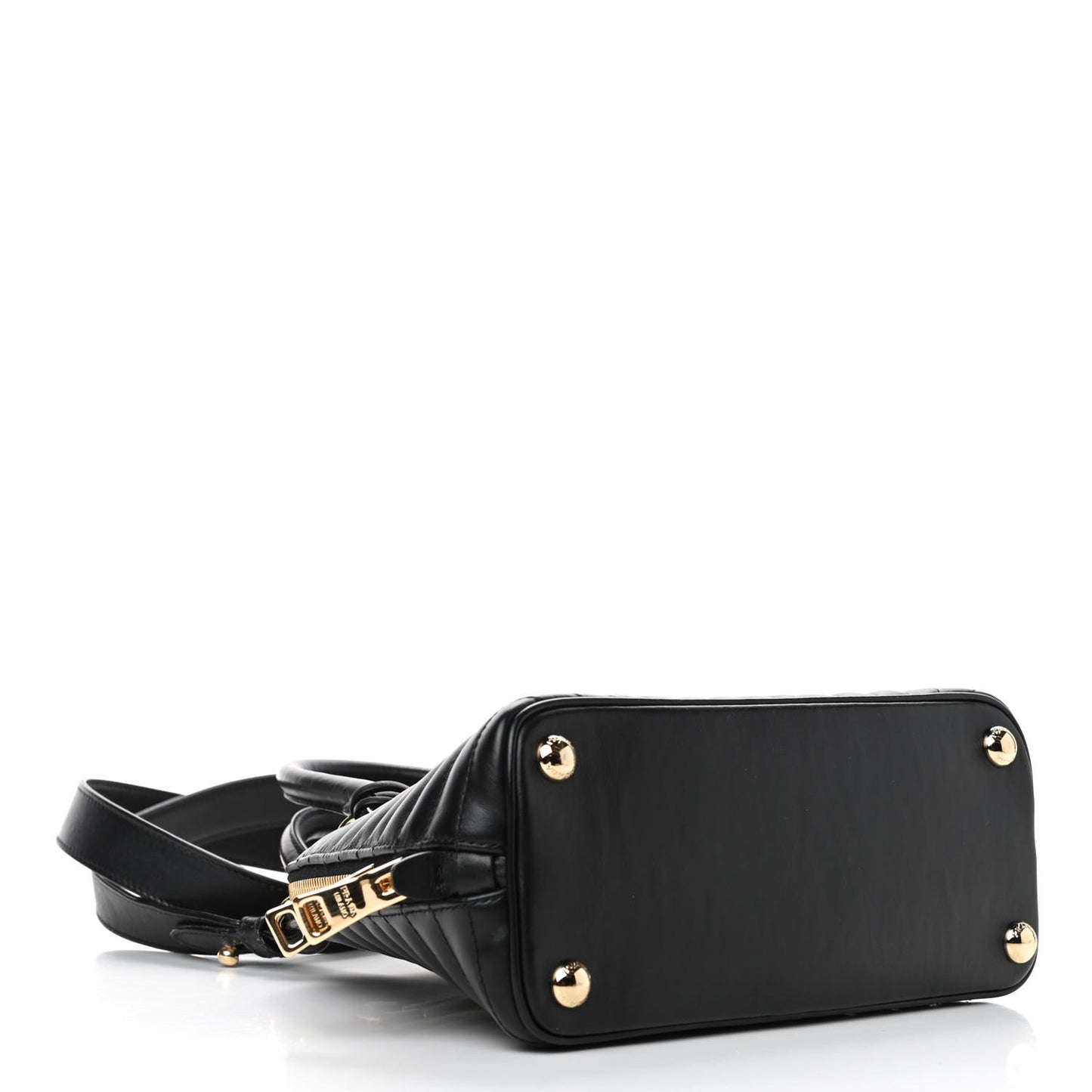 Soft Calfskin Impunture Diagramme Promenade Tote Black