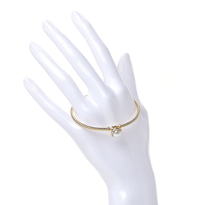 David Yurman 18K Yellow Gold Pearl 3mm Chatelaine Bracelet 2 of 5