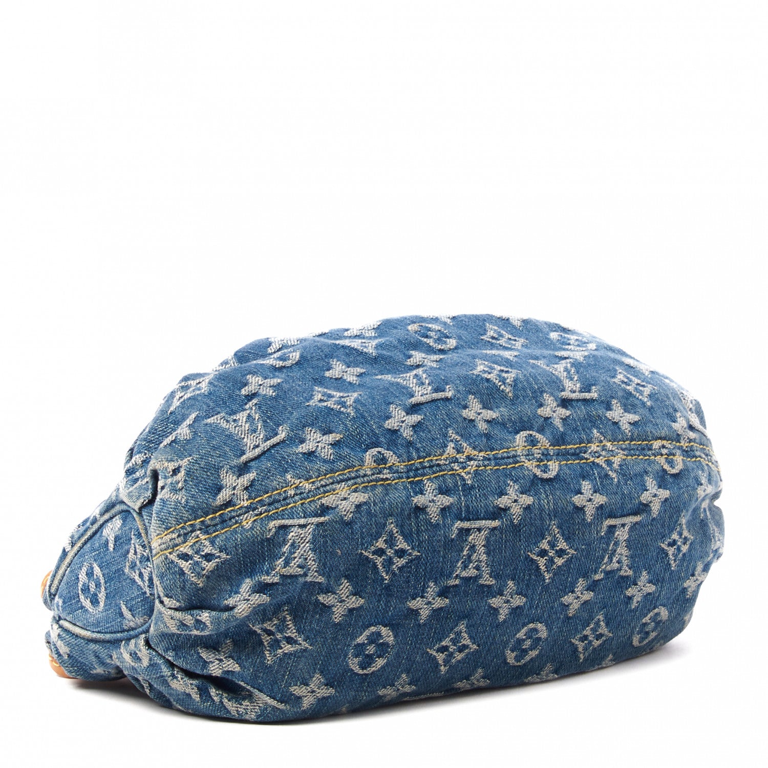 Louis Vuitton Monogram Denim Pleaty Blue 4 of 9