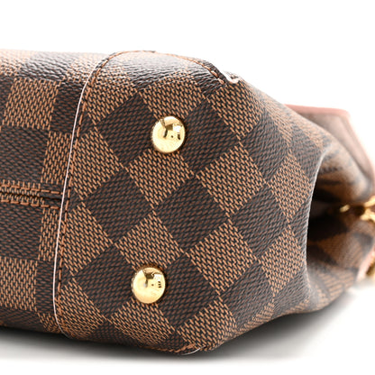 Louis Vuitton Damier Ebene Caissa Clutch Rose Ballerine 10 of 11