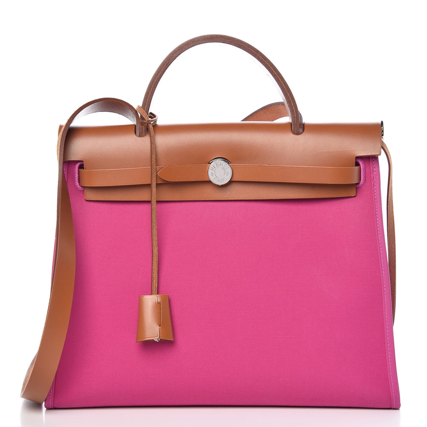 Vache Hunter Toile Herbag Zip 31 PM Magnolia Fauve