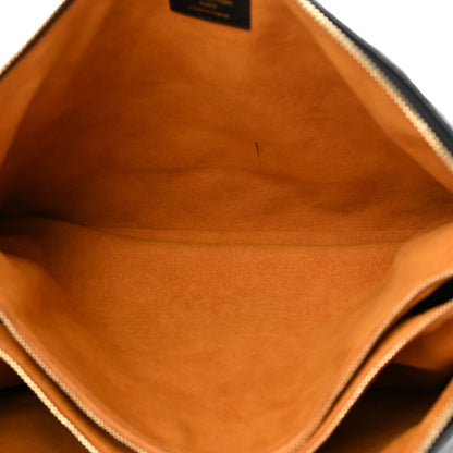 Louis Vuitton Lambskin Embossed Monogram Coussin MM Black 5 of 19