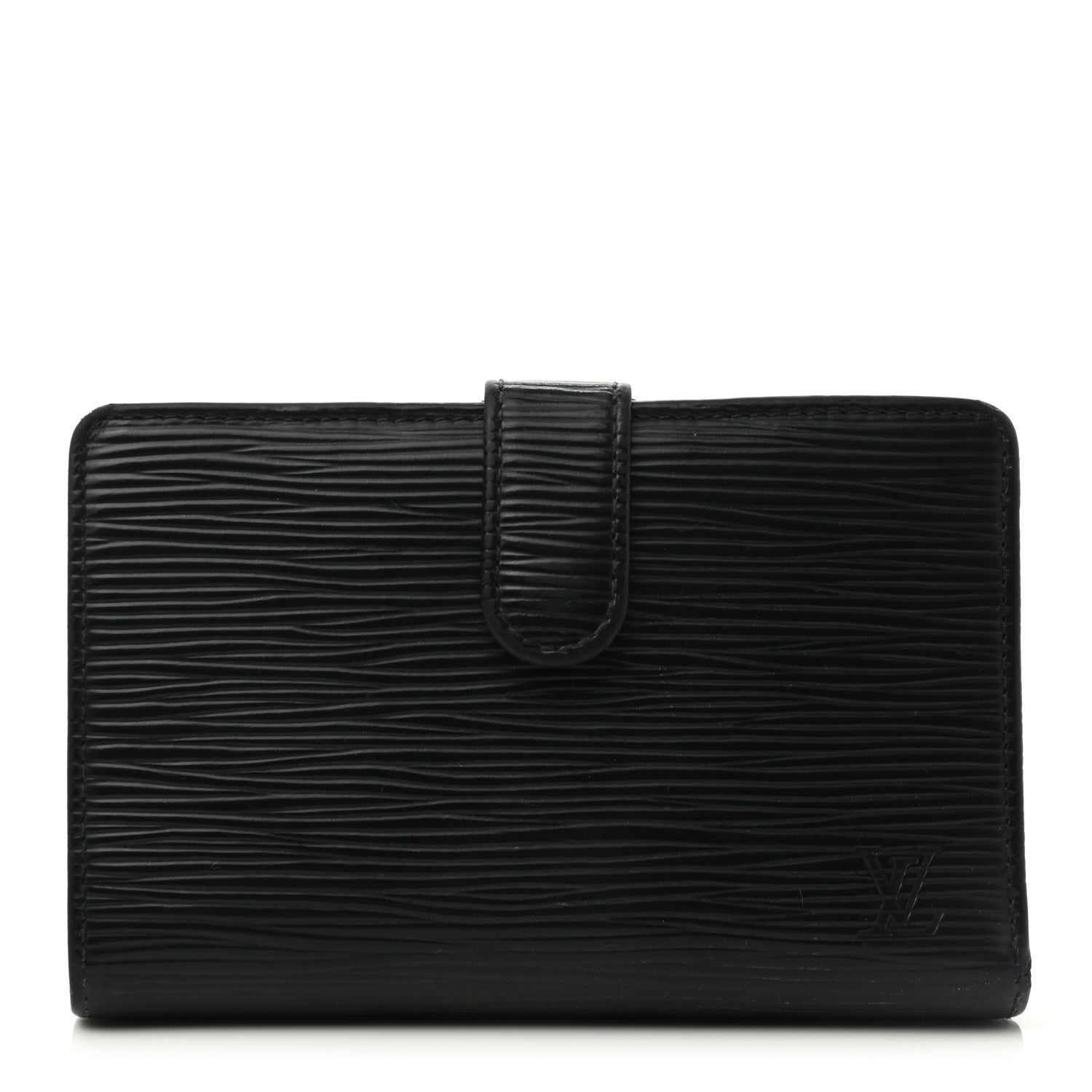 Louis Vuitton Epi French Purse Wallet Black 1 of 8