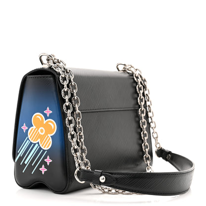 Louis Vuitton Epi Kawai Blossom Twist Shoulder Bag MM Black 4 of 11