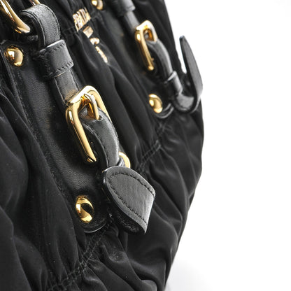 Prada Tessuto Nylon Gaufre Tote Nero Black 9 of 11