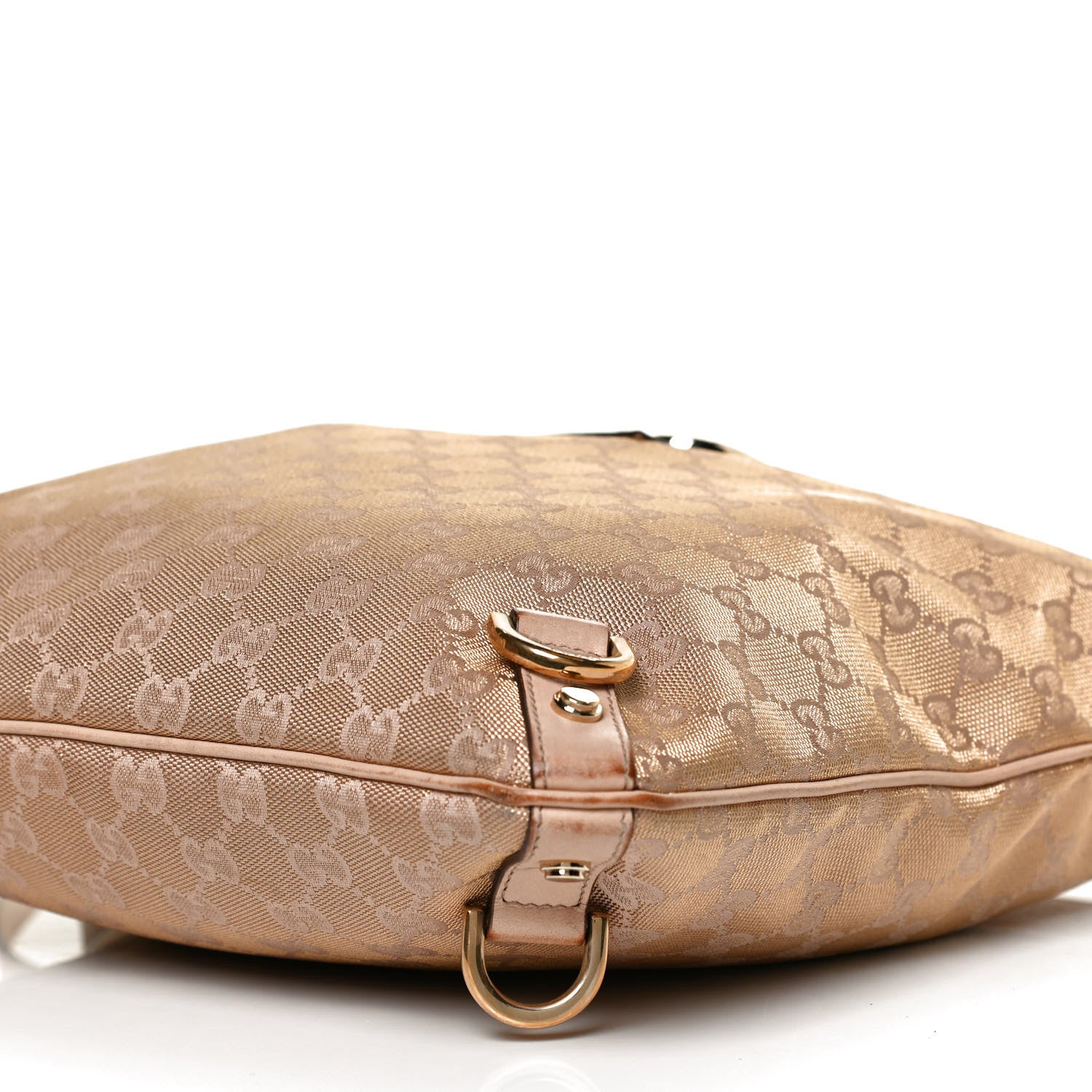 Gucci Metallic Canvas Monogram Abbey Messenger Bag 11 of 11