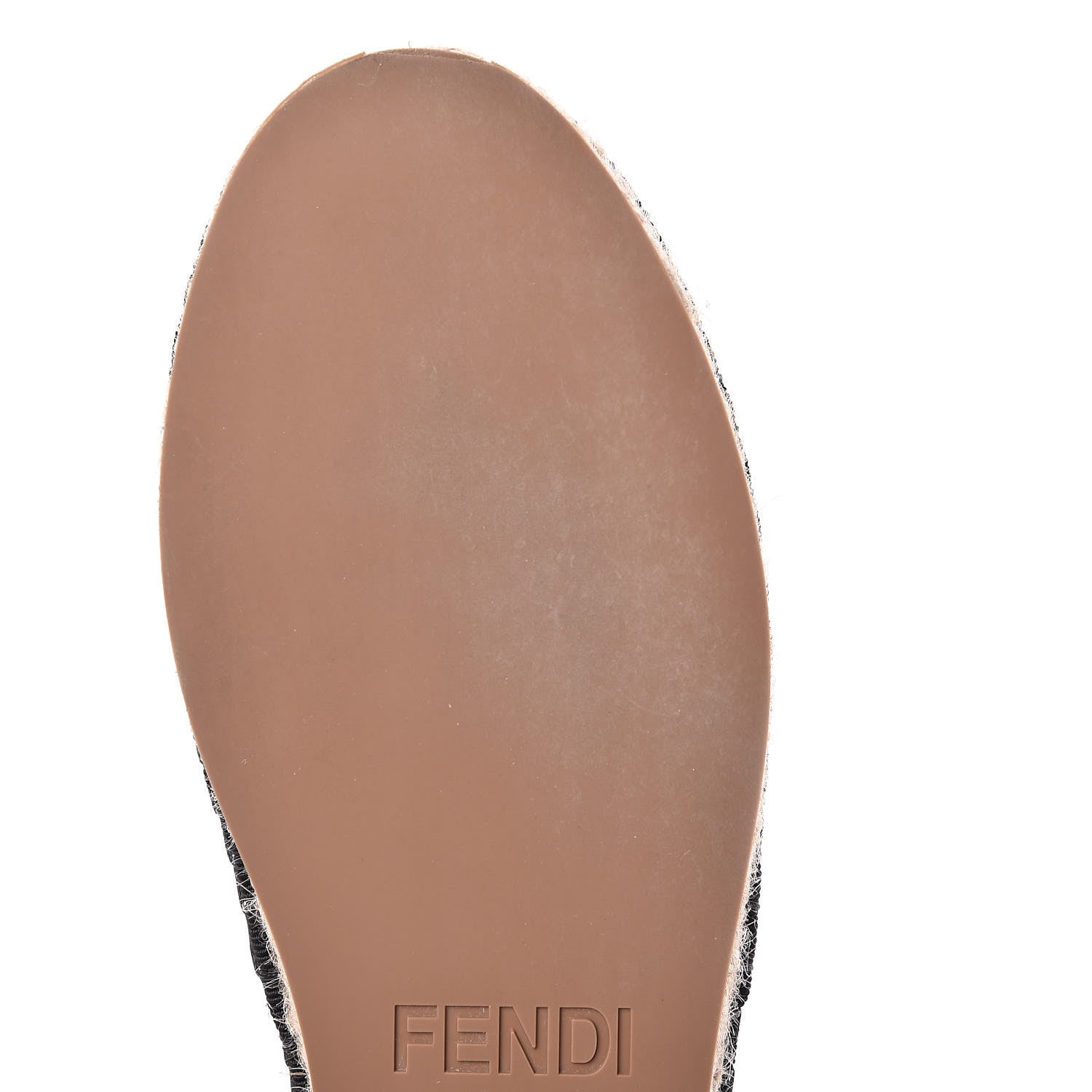 Fendi Canvas Mesh FF Colibri Espadrilles 39.5 Black Tobacco Moro 10 of 11