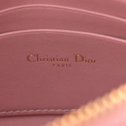 Christian Dior Calfskin Cannage Caro Zipped Pouch With Chain Fard 7 of 13