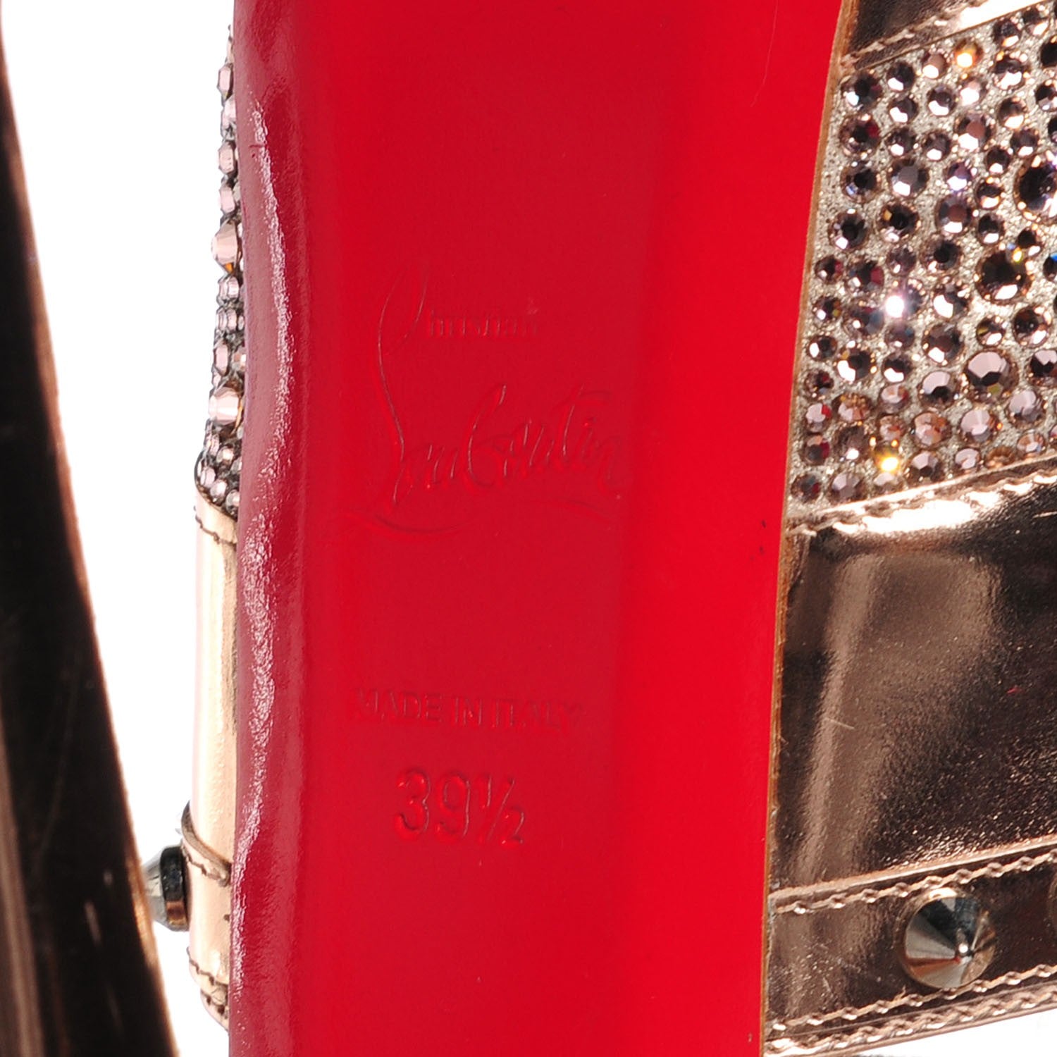 Christian Louboutin ゴールドケース 1250551g306-1250551g306-