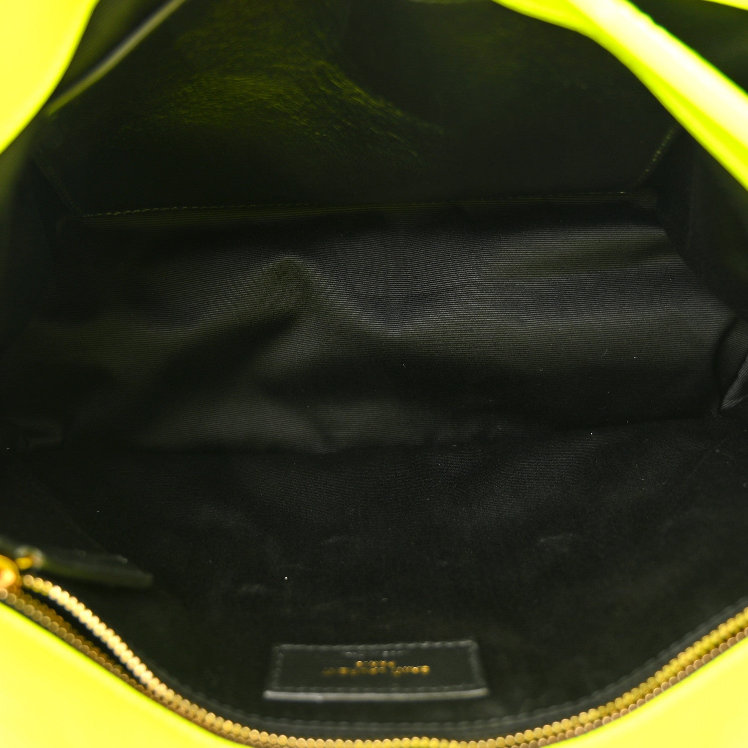 Saint Laurent Crinkled Calfskin Matelasse Monogram Medium Niki Chain Satchel Neon Yellow 5 of 12