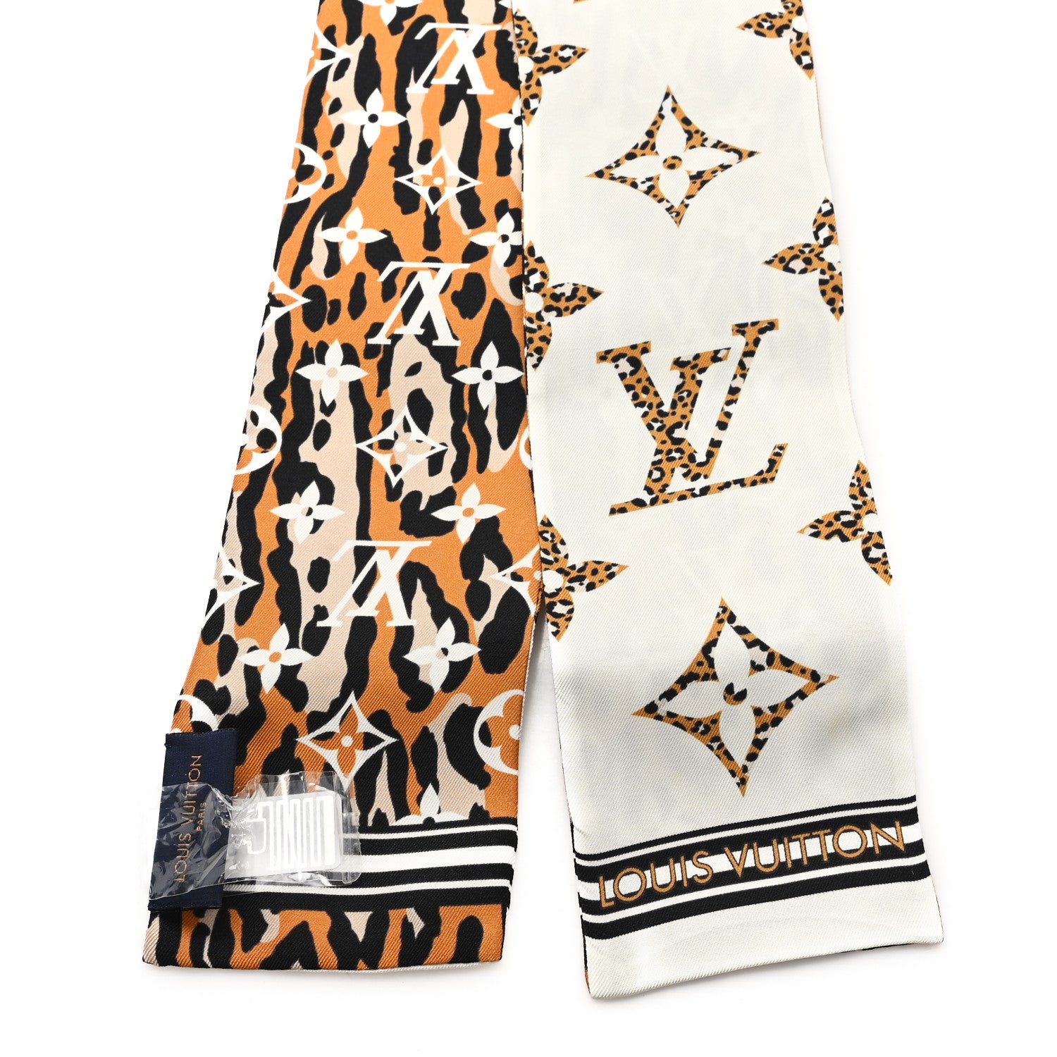 Louis Vuitton Silk Monogram Giant Jungle Bandeau Ivory 2 of 3
