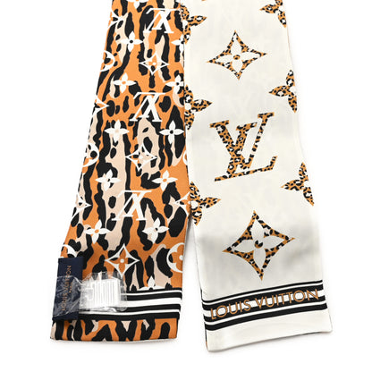 Louis Vuitton Silk Monogram Giant Jungle Bandeau Ivory 2 of 3