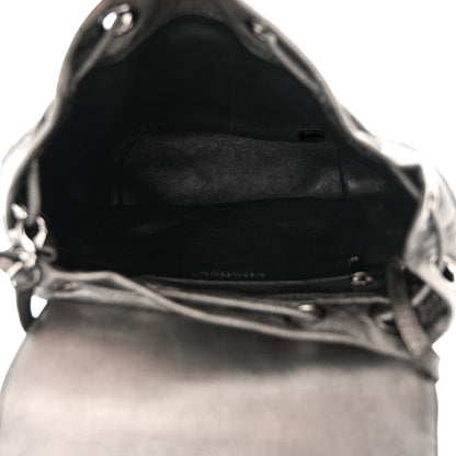 Chanel Metallic Caviar Quilted Filigree Backpack Dark Silver 5 of 11