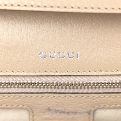 Gucci GG Supreme Monogram Textured Dollar Calfskin Dionysus Small Shoulder Bag Beige Mystic White Oatmeal 6 of 12