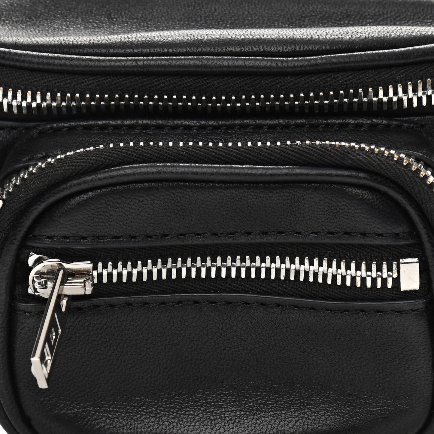 Lambskin Mini Attica Belt Bag Black