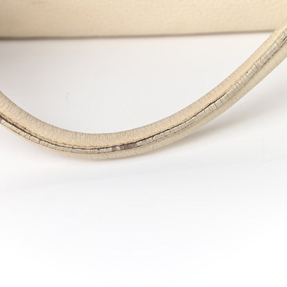 Prada Vitello Daino Embossed Logo Bowler Talco 15 of 23