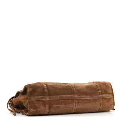 Prada Suede Large Bonnie Shoulder Bag Cocoa Brown 4 of 13