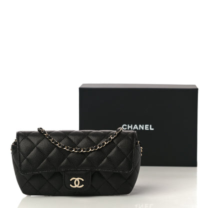 Chanel Caviar Quilted Glasses Case With Chain Black 12 of 12