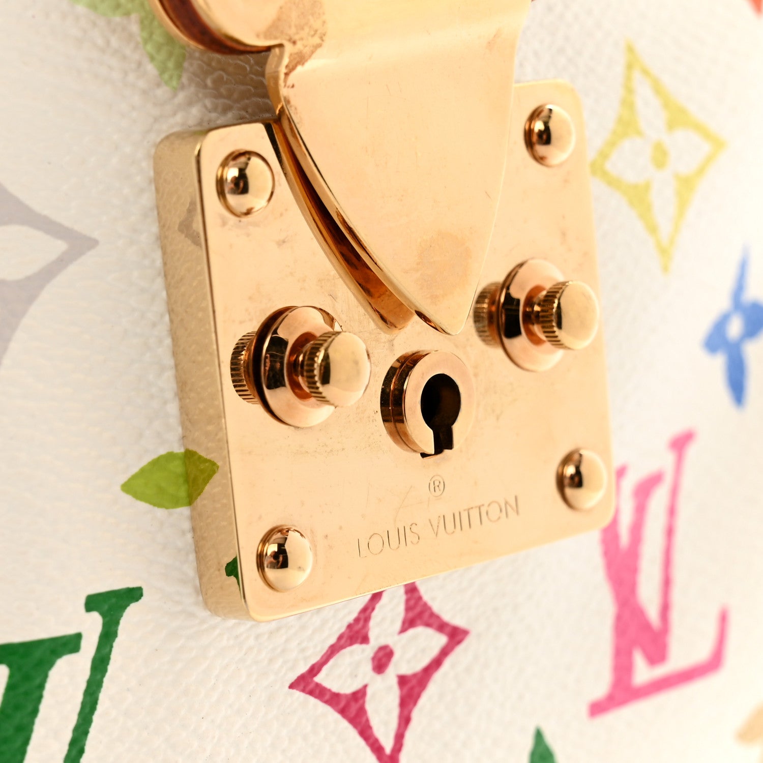 Louis Vuitton Monogram Multicolor Speedy 30 White 12 of 15
