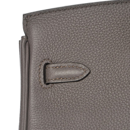 Hermes Togo Birkin 25 Etain 30 of 34