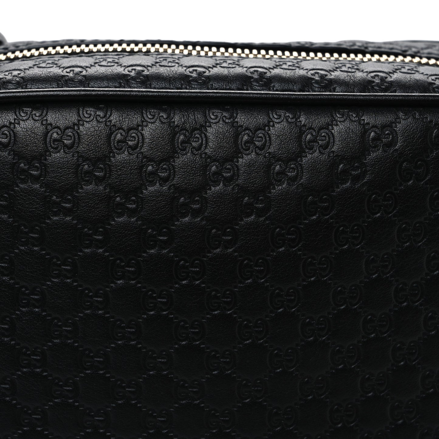 Microguccissima Mini Bree Messenger Bag Black