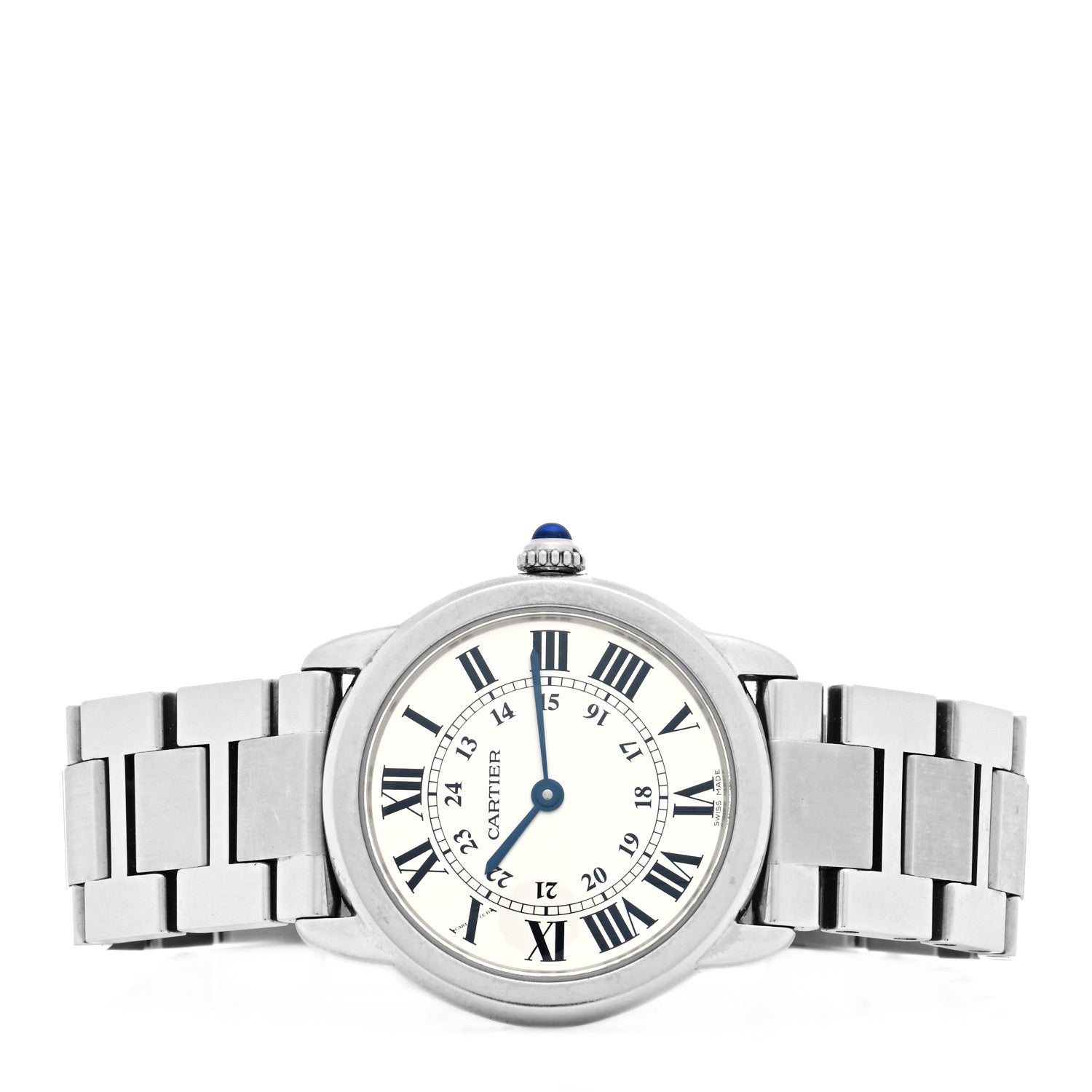 Cartier Stainless Steel 29mm Ronde Solo Quartz Watch 2 of 5