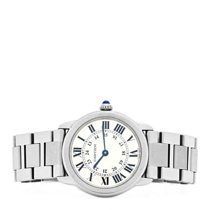 Cartier Stainless Steel 29mm Ronde Solo Quartz Watch 2 of 5