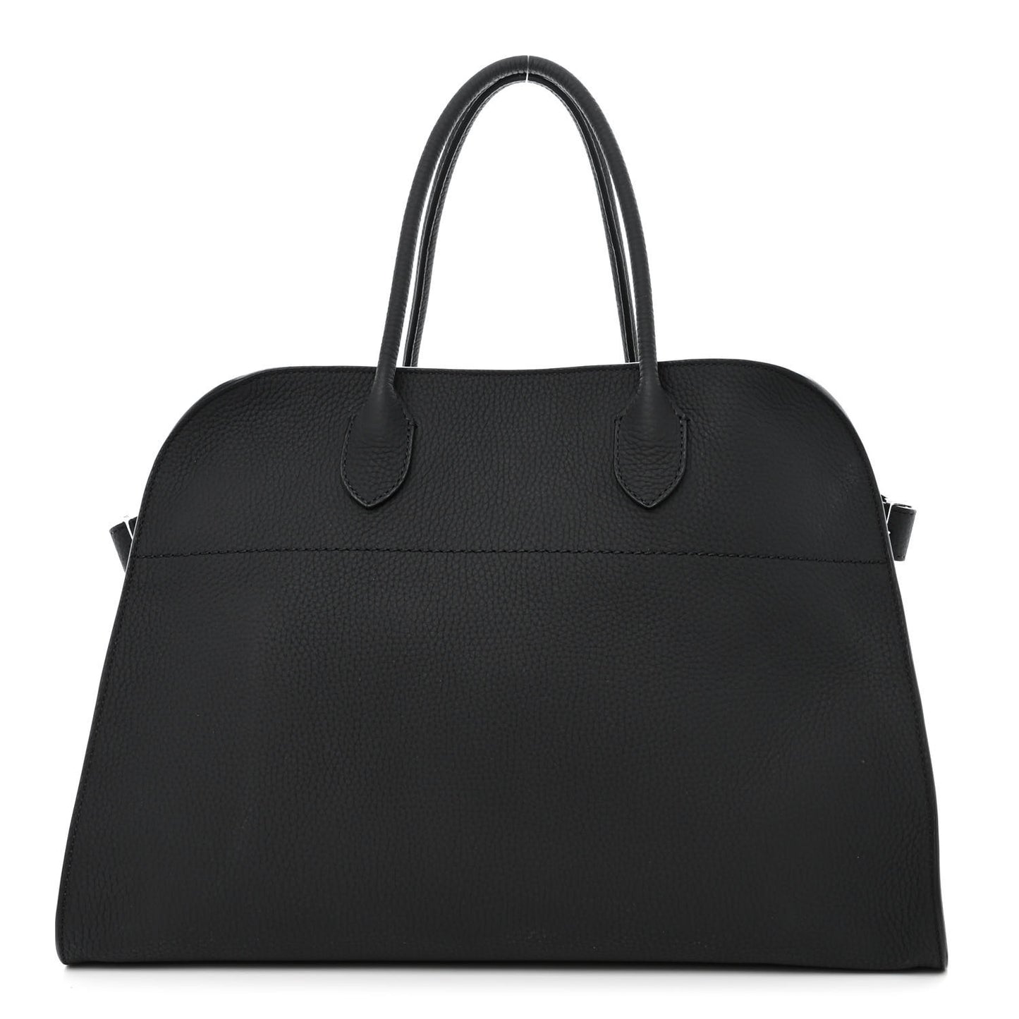 Matte Grained Calfskin Soft Margaux 15 Black