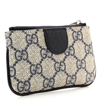 Gucci GG Supreme Monogram Web Ophidia Key Case Beige Blue 3 of 6