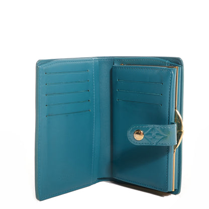 Louis Vuitton Vernis French Purse Wallet Blue Galactic 5 of 7
