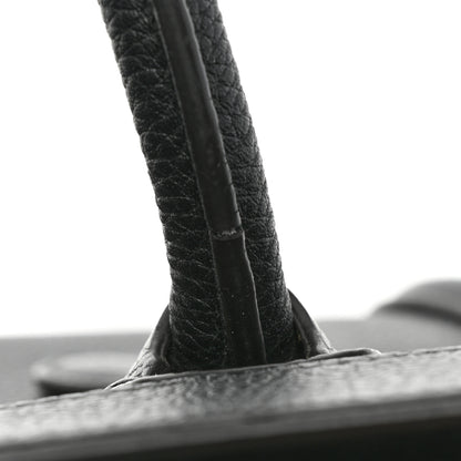 Celine Drummed Calfskin Micro Luggage Black 24 of 25