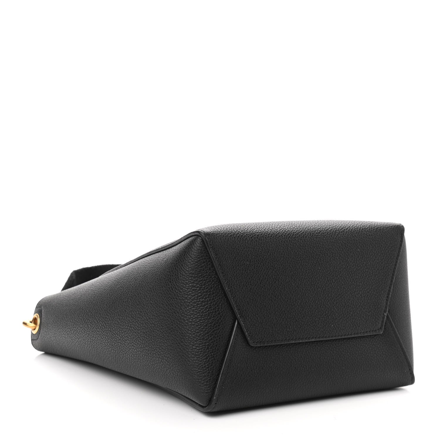 Celine Soft Grained Calfskin Small Sangle Bucket Bag Black 4 of 9