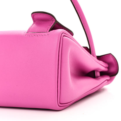 Hermes Swift Quelle Idole Kelly Doll Handbag Magnolia Biscuit 10 of 11