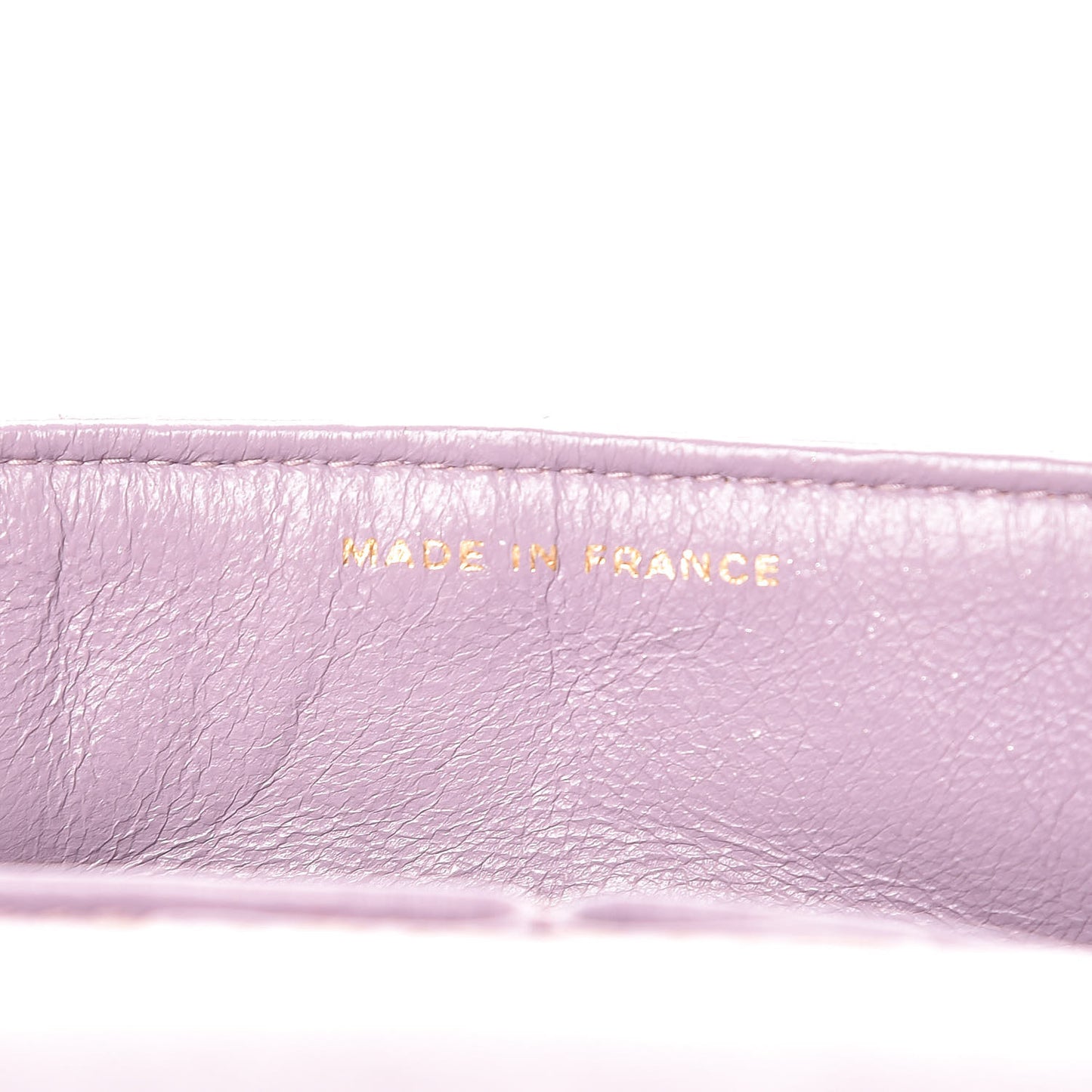 Lambskin East West Chocolate Bar Flap Pink